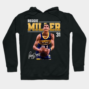 Reggie Miller Choke Sign Basketball Legend Signature Vintage Retro 80s 90s Bootleg Rap Style Hoodie